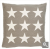 Poszewka dekoracyjna z białymi gwiazdkami
