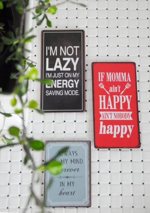 Metalowy magnes na lodówkę