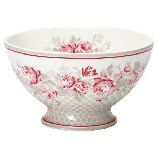 miseczka Green Gate Shirley Linen porcelana do śniadań i deserów