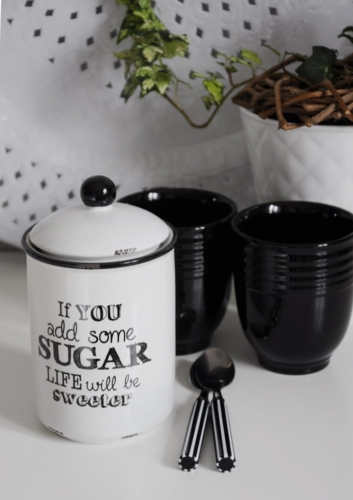 Pojemnik na cukier w stylu vintage