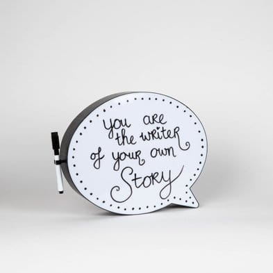 Dekoracyjna lampka z napisami