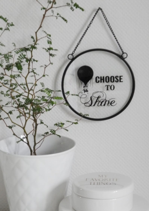 Szklana zawieszka dekoracyjna