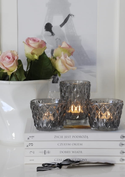 Tealight ze strukturalnego szkła