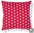 Świąteczna poszewka dekoracyjna w czerwonym kolorze