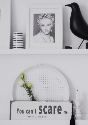 Szyld metalowy YOU CAN'T SCARE ME