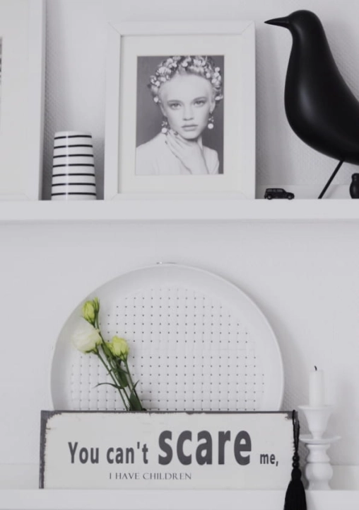 Szyld metalowy YOU CAN'T SCARE ME