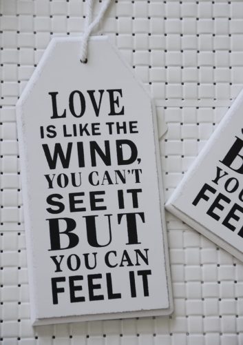 Zawieszka dekoracyjna LOVE