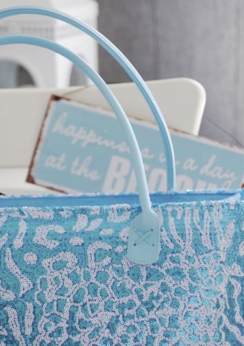 Torba damska naszywana cekinami