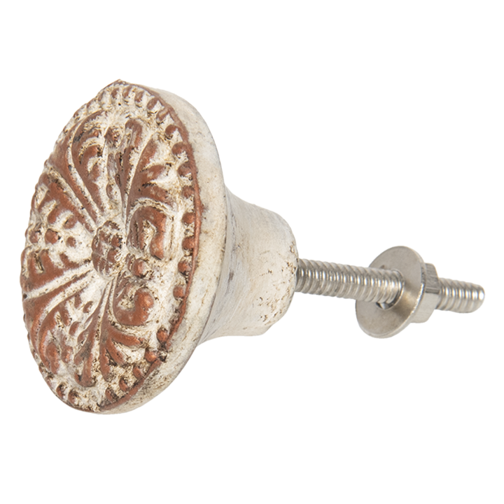 Brązowa gałka do mebli