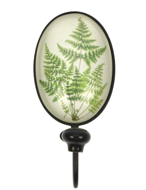 Wieszak ścienny z motywem roślinnym