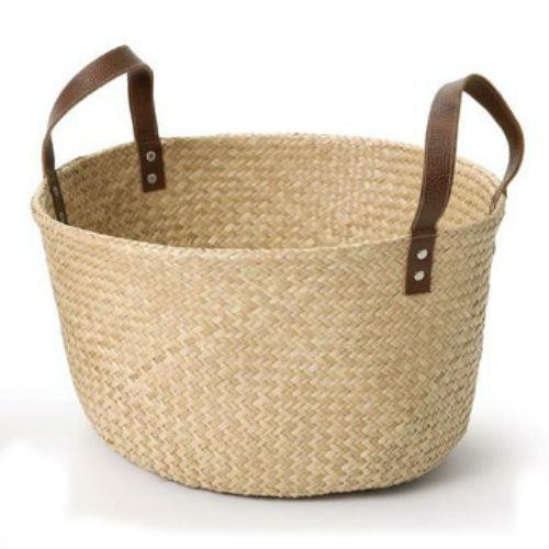 Okrągły kosz z uchwytami