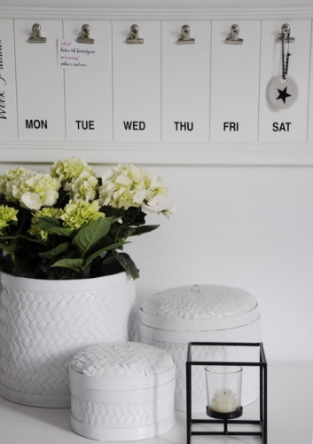 Organizer na ścianę  z klamerkami