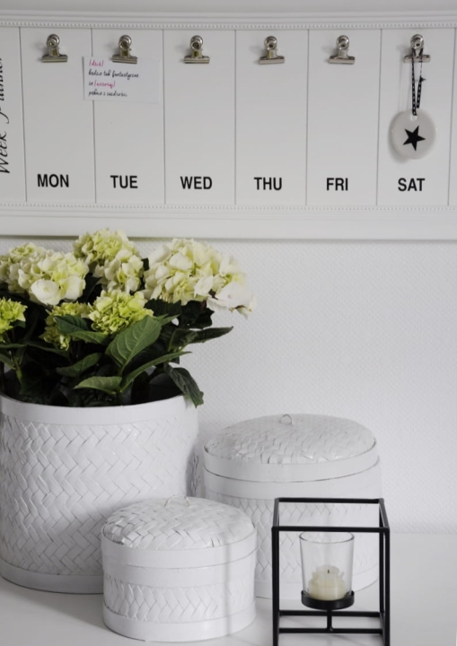 Organizer na ścianę  z klamerkami