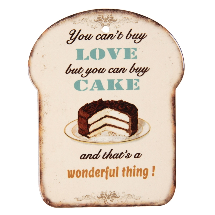 Deseczka kuchenna ceramika z retro nadrukiem