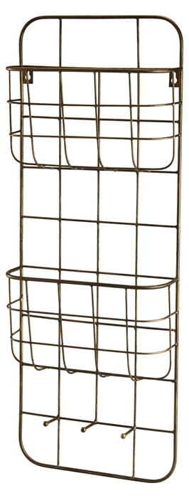 Gazetnik metalowy do zawieszenia na ścianie