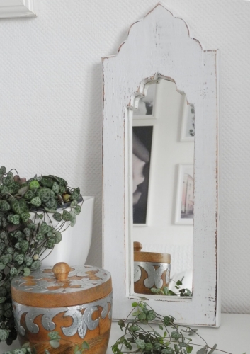 Lusterko w stylu marokańskim WHITE