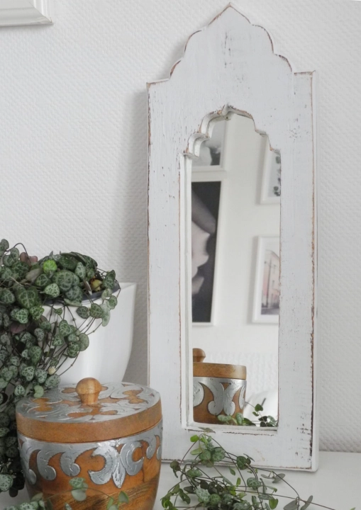Lusterko w stylu marokańskim WHITE