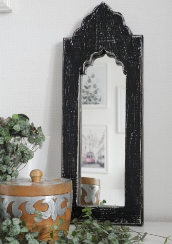 Lusterko w stylu marokańskim BLACK