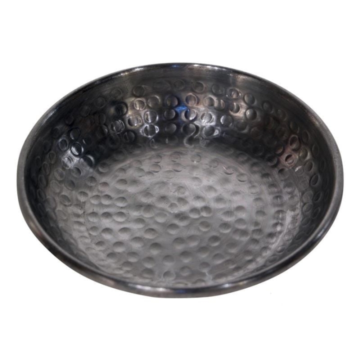 Młotkowana indyjska iseczka z aluminium