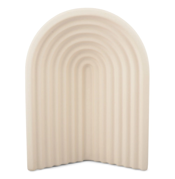 Matowy ceramiczny wazon w stylu minimalistycznym