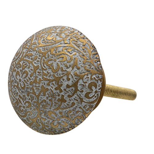 Gałka meblowa metalowa w orientalnym stylu