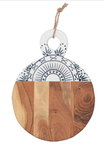 Okrągła ozdobna deska do kuchni
