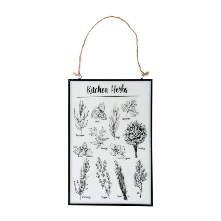 Szklana dekoracja na ścianę do kuchni