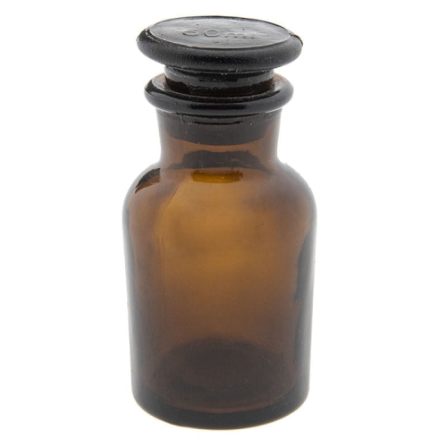 Butelka apteczna z brązowego szkła