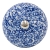Niebieska ceramiczna gałka meblowa Indian Blue – wyjątkowy akcent w Twoim wnętrzu