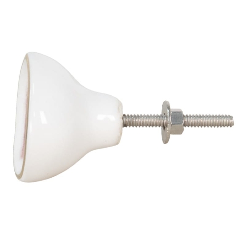 Różowa ceramiczna gałka meblowa