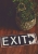 Szyld metalowy czarny z napisem EXIT