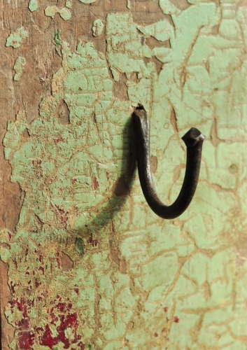 Wieszak z drewna z odzysku w stylu vintage