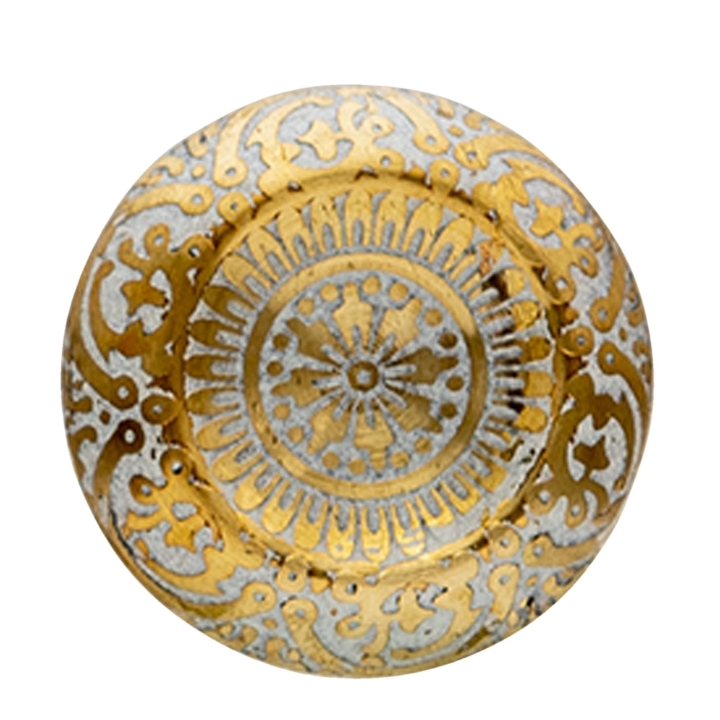 Złoty uchwyt meblowy w orientalnym stylu