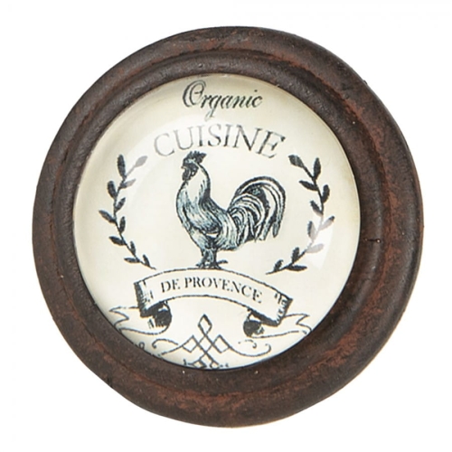 Gałka meblowa metalowa w stylu prowansalskim