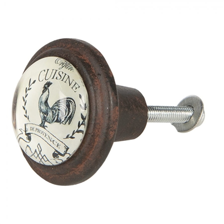 Gałka meblowa metalowa w rustykalnym stylu