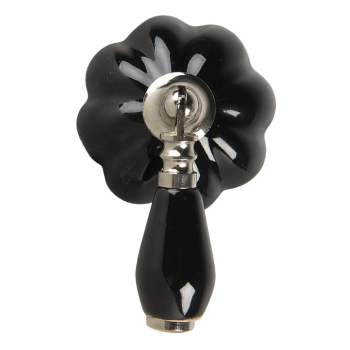 Czarny ceramiczny uchwyt do mebli