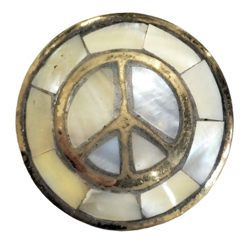 Gałka meblowa z masą perłową