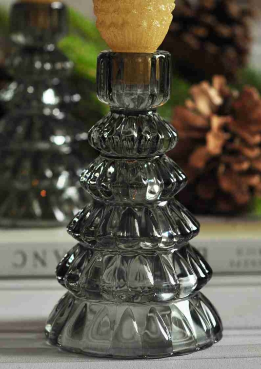 Świąteczny świecznik choinka