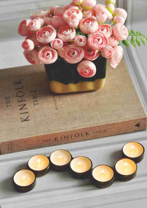 Świecznik na tealight gąsienicowy