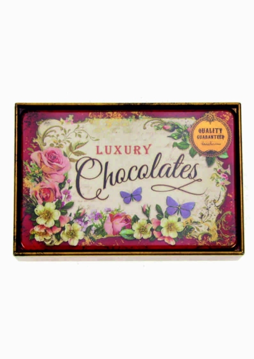 Elegancka puszka z grafiką vintage