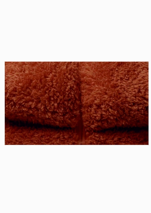 Miękki koc pluszowy 150x200 cm w odcieniu ciepłego brązu