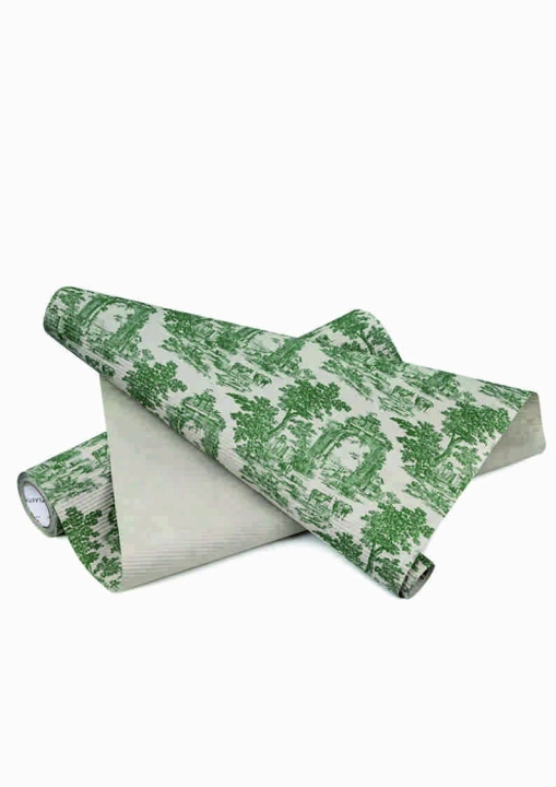 Papier ozdobny karbowany  ze wzorem TOILE DE JOUY