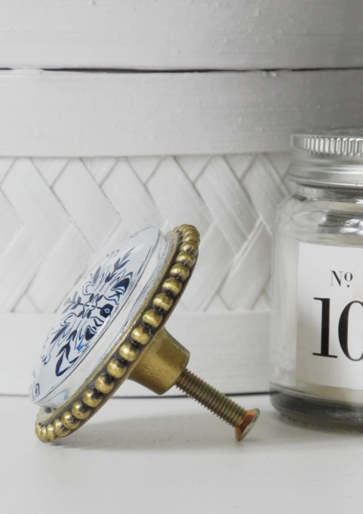 Gałka meblowa metalowa w stylu vintage