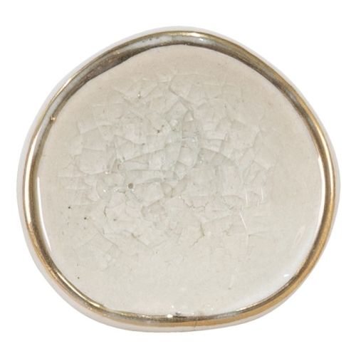 Gałka meblowa ceramiczna ze spękaniem