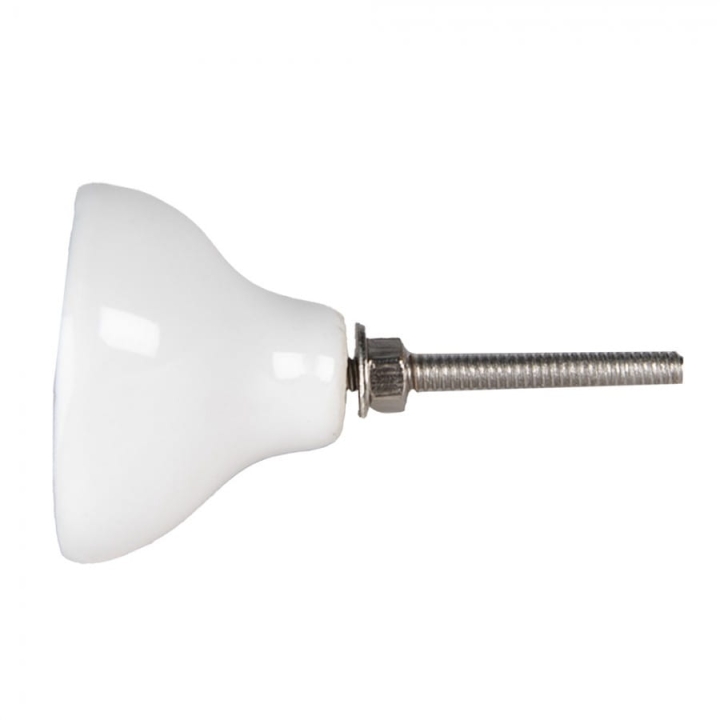 Artystyczna gałka z ceramiki – różowy akcent do komody, szuflady lub witryny