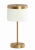 Złota lampa stołowa