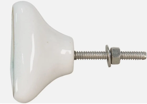 Elegancki uchwyt meblowy granatowy w kształcie trójkąta – gałka Clayre & Eef