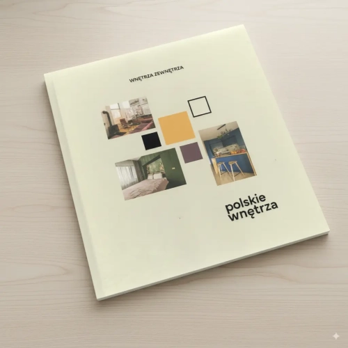 Album wnętrzarski „Polskie wnętrza” z fotografiami domów i mieszkań