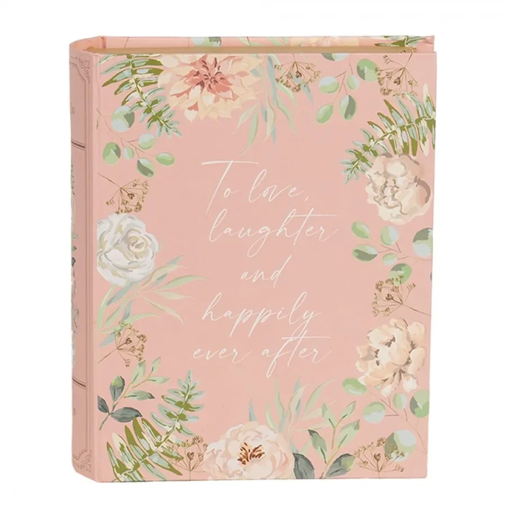 Różowe dekoracyjne  pudełko książka Aurora na biżuterię i pamiątki