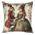 Poszewka dekoracyjna 45x45 cm z zajęcą parą w stylu retro